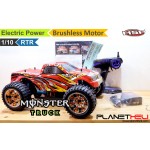 HSP RC Monster Truck BRONTOSAURUS BRUSHLESS 4wd FULL Propo 1/10 Scale EP RTR Ready To Run with 2.4Ghz Remote Control